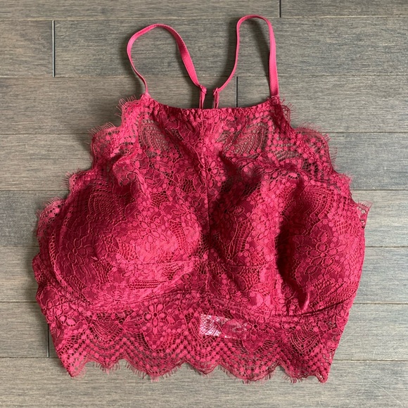 George Red Lace Bralette Women’s M - Picture 1 of 6